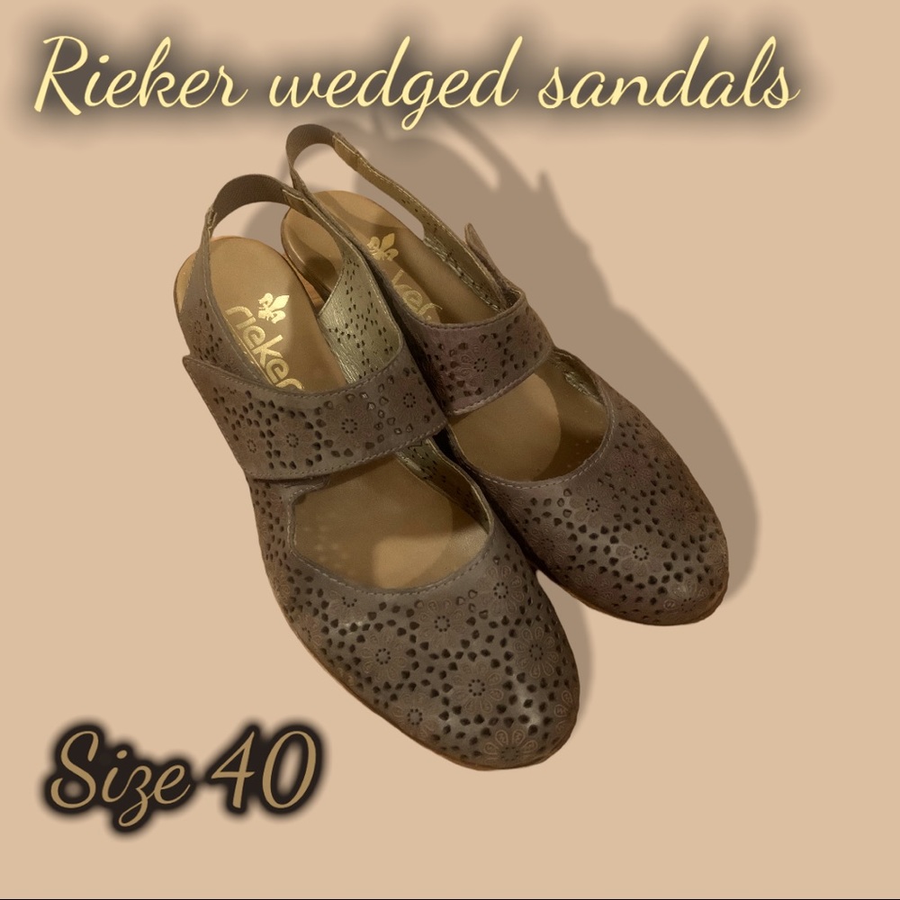 Rieker sandals , size 40 , these are size 9 womens